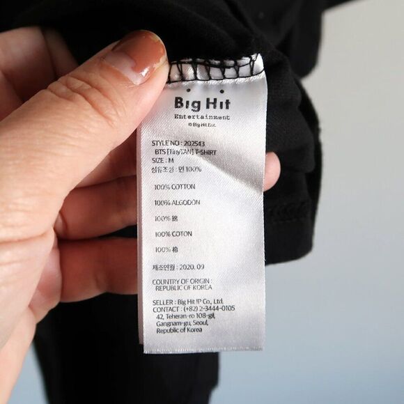 BTS Tiny Tan Jungkook Tee by Big Hit - Size Medium - Picture 10 of 10
